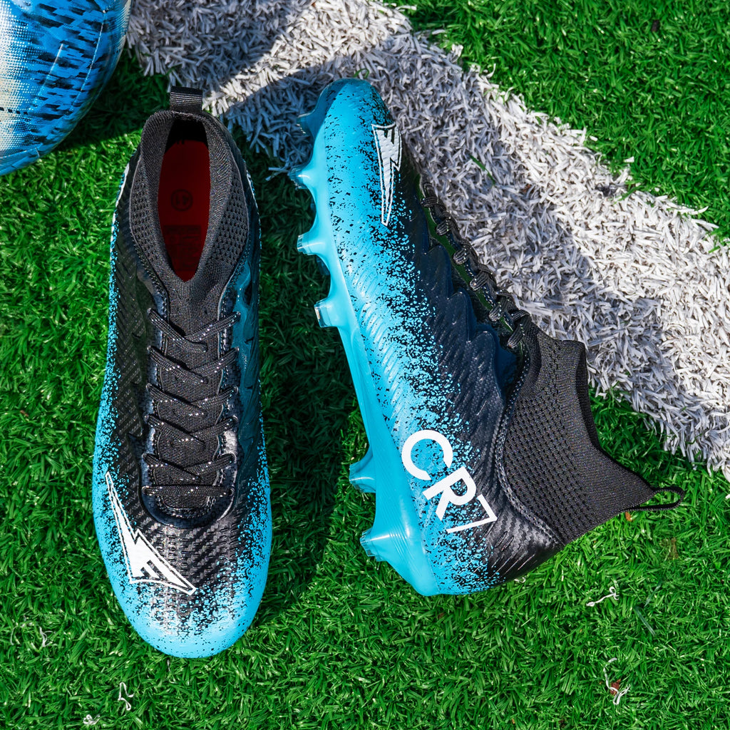 Men's High Tops Lace Up Soccer Cleats