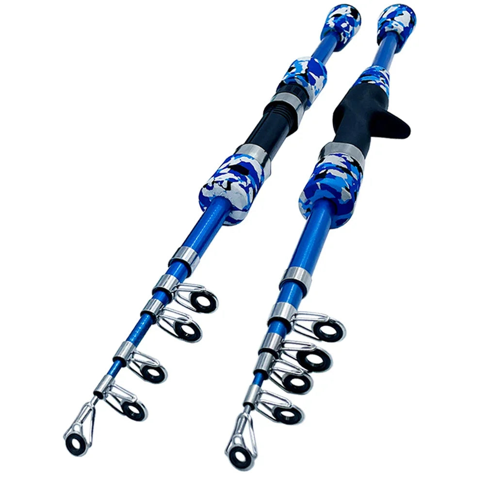 Telescopic Spinning/Casting Carbon Fiber Fishing Pole