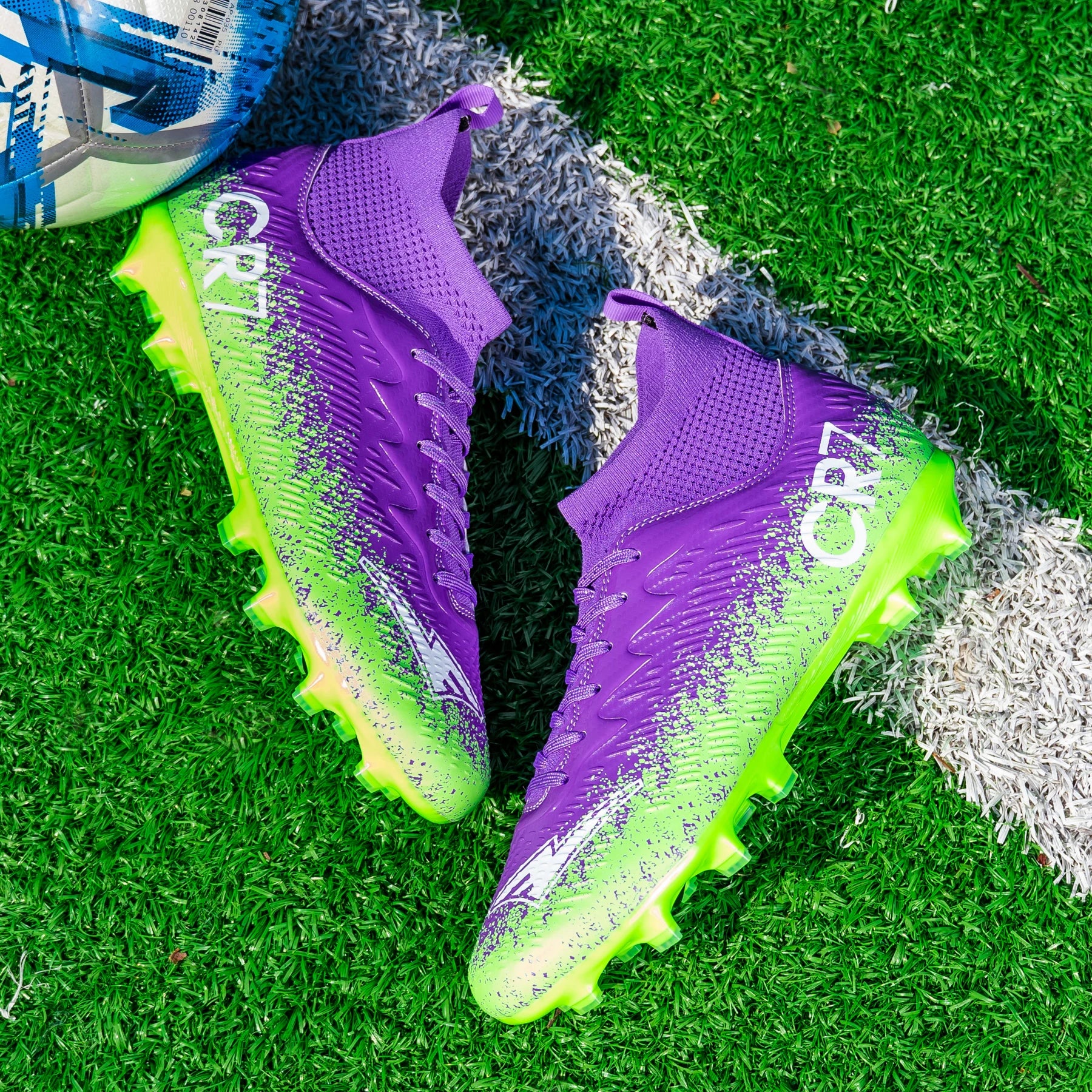 Men's High Tops Lace Up Soccer Cleats