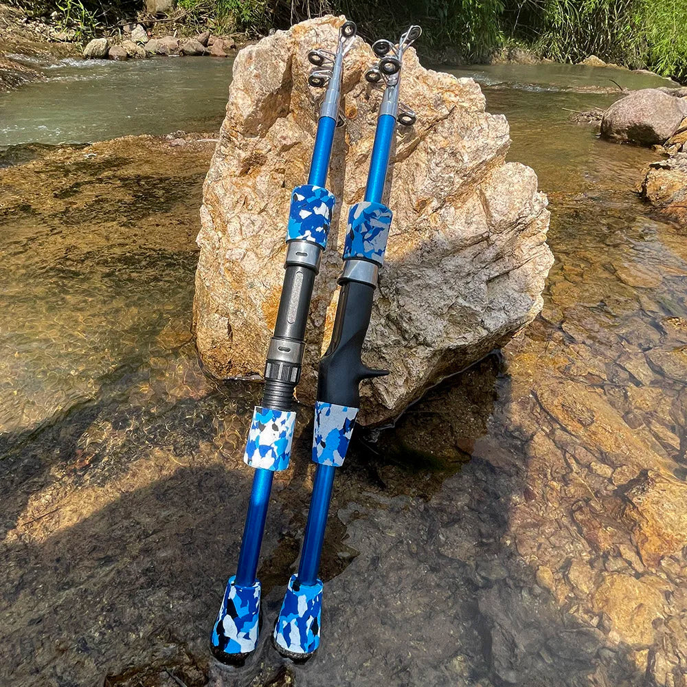Telescopic Spinning/Casting Carbon Fiber Fishing Pole