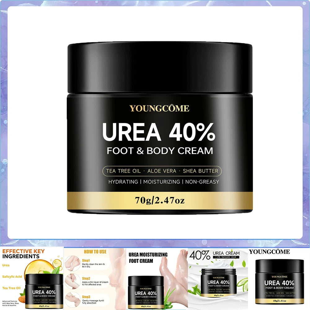 Foot Cream for Dry Cracked Feet Heels Knees Hands