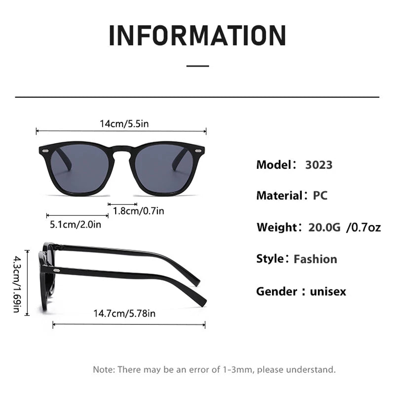 New Midai Personalized Round Polarized Sunglasses