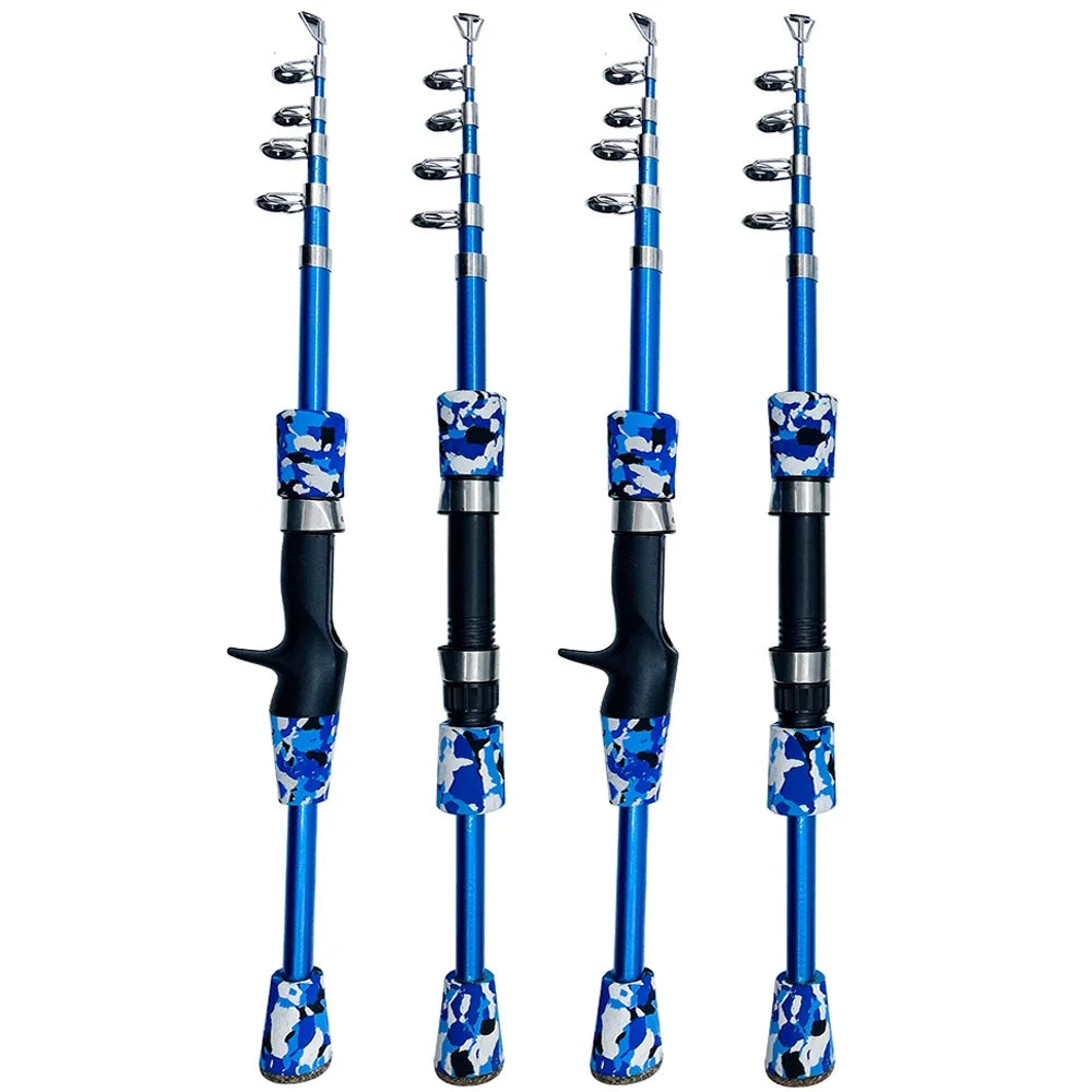 Telescopic Spinning/Casting Carbon Fiber Fishing Pole