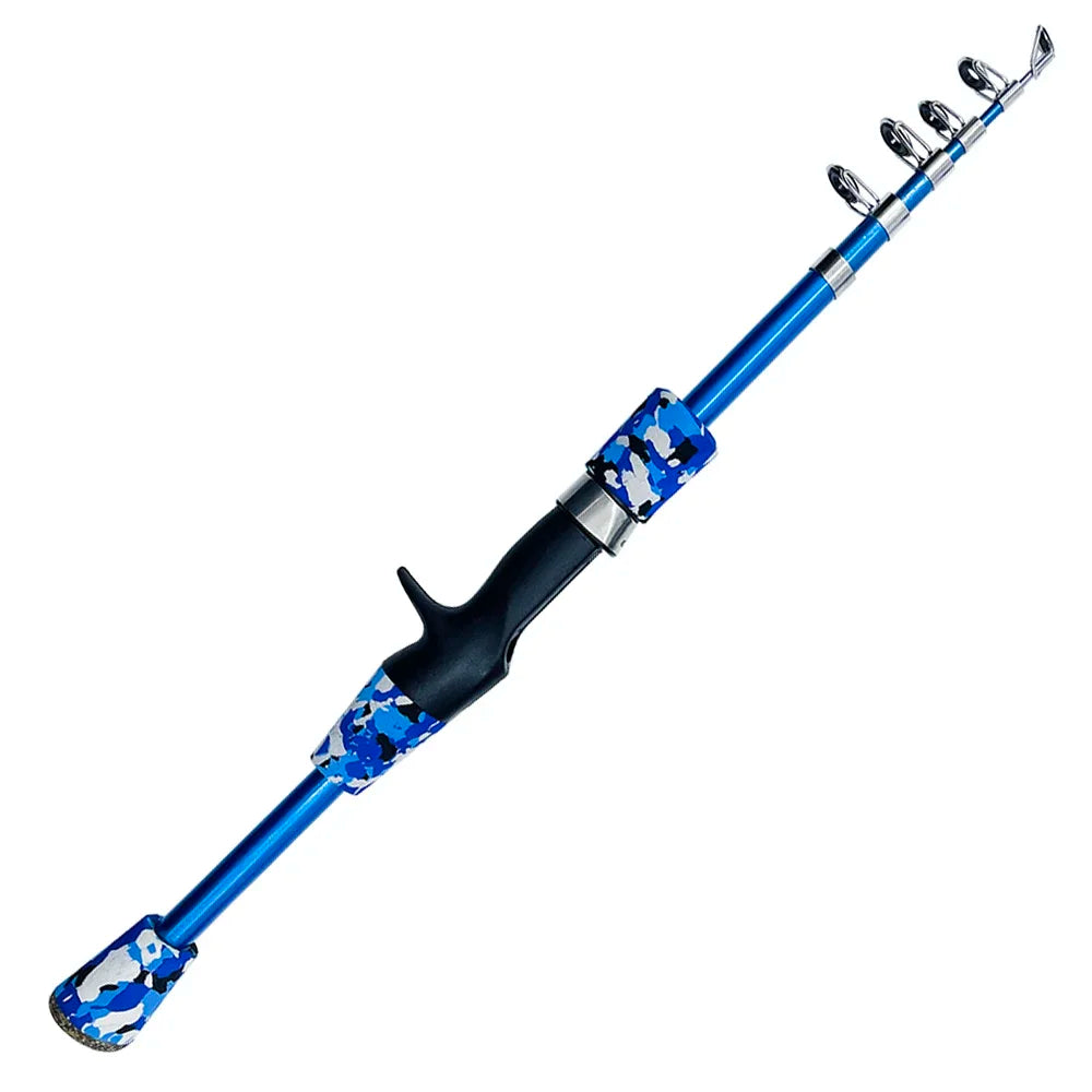 Telescopic Spinning/Casting Carbon Fiber Fishing Pole